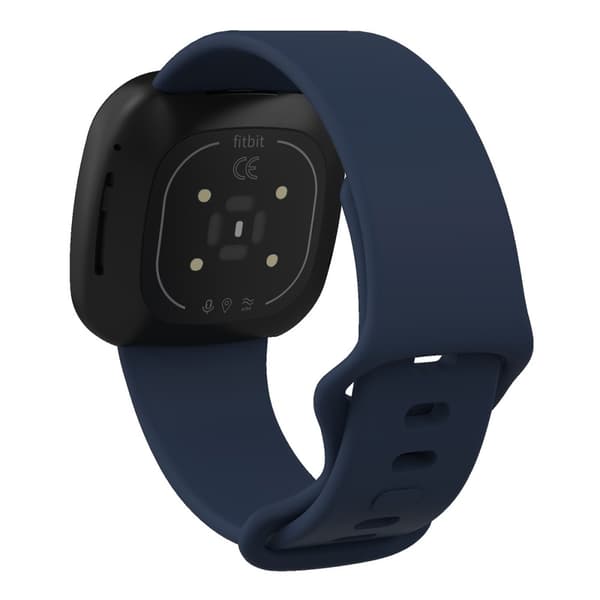 Silikonarmband Fitbit Versa 4/Sense 2 Mörkblå