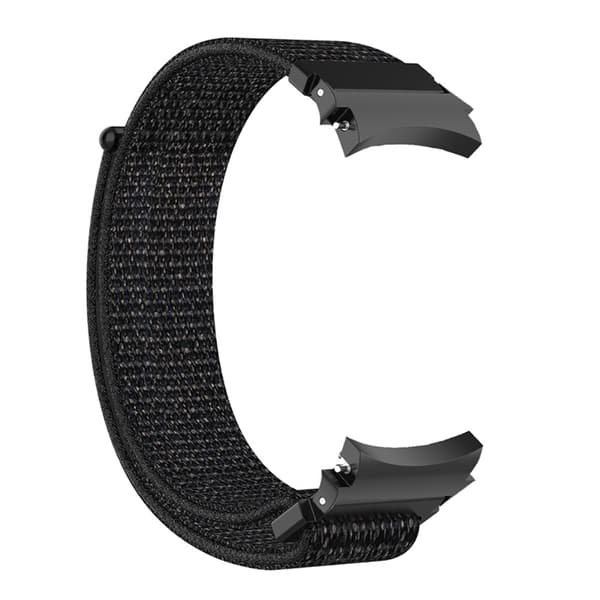 Nylonarmband Samsung Galaxy Watch 5 40/44/Pro 45mm Svart