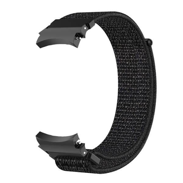 Nylonarmband Samsung Galaxy Watch 5 40/44/Pro 45mm Svart