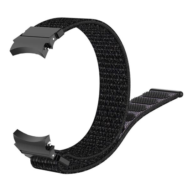 Nylonarmband Samsung Galaxy Watch 5 40/44/Pro 45mm Svart
