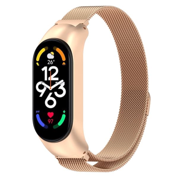 Milanese Loop Armband Xiaomi Mi Band 7 Roséguld