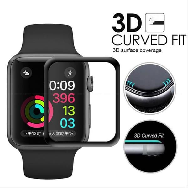 Apple Watch Skärmskydd Heltäckande Härdat 3D – 38mm