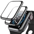 Miniatyrbillede 1 af 10: Apple Watch 4/5/6/Se 44 ​​mm skærmbeskyttelse [2-pack] 3D Curve Display Protection