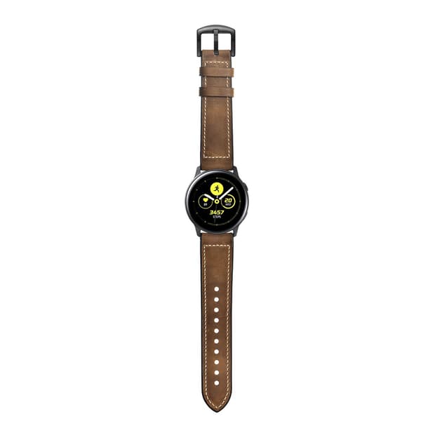 Äkta Läderarmband Samsung Galaxy Watch 5 40mm Brun