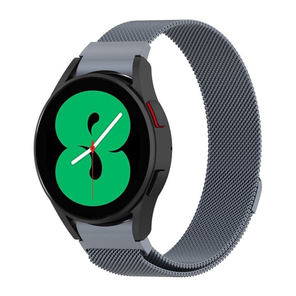 Modern Fit Milanese Armband Samsung Galaxy Watch 5 40/44/Pro 45 mm Grå