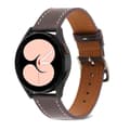 Miniatyrbild 1 av 4: Klassiskt Läderarmband Samsung Galaxy Watch 5 40/44/Pro 45 mm Brun