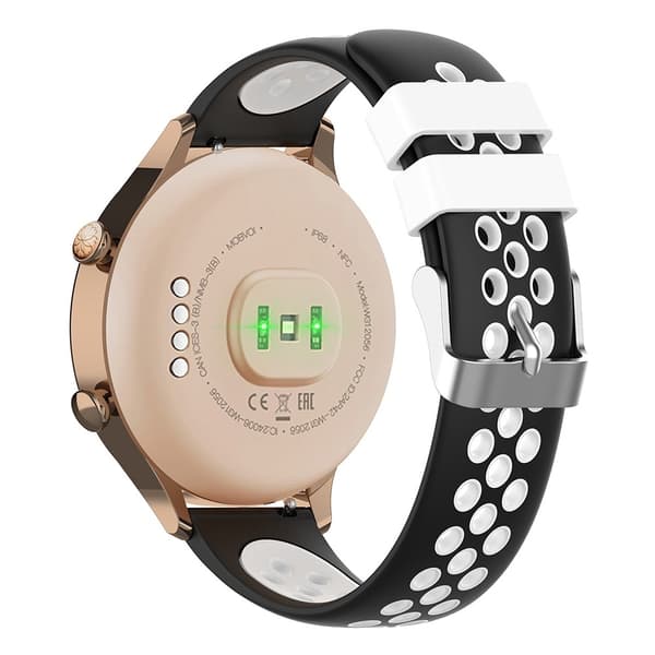 Sportarmband Samsung Galaxy Watch 5 40/44/Pro 45mm Svart/Vit
