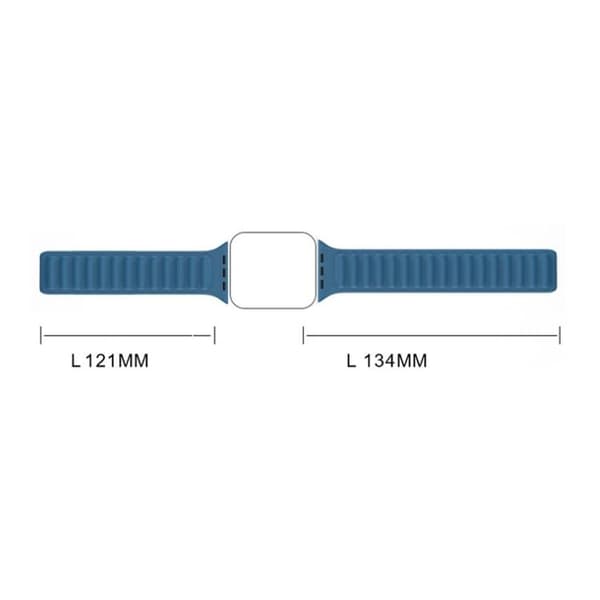 Apple Watch 2/3/4/5/6/SE (38/40/41mm) Armband Magnetic Strap - Röd