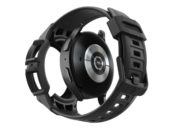 Spigen Rugged Armor Pro, Box, SmartWatch, Svart, Samsung, Galaxy Watch 5 Pro, Termoplastisk polyuretan (TPU)