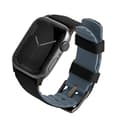 Miniatyrbild 1 av 3: Uniq Apple Watch 4/5/6/7/8/SE/SE2 (38/40/41mm) Armband Silicon - Midnight Svart