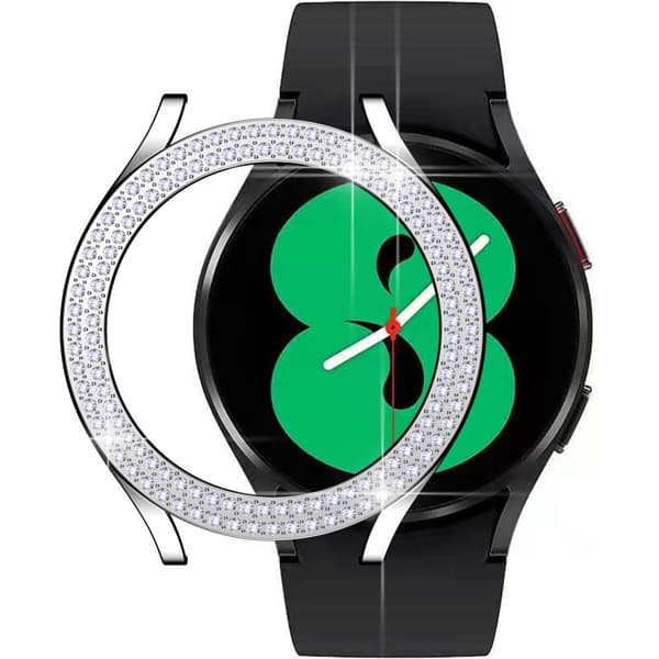 Rhinestone Skal Samsung Galaxy Watch 5 40mm Silver