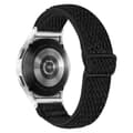 Miniatyrbild 2 av 3: Vävd Nylonarmband Samsung Galaxy Watch 5 40/44/Pro 45mm Svart
