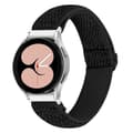 Miniatyrbild 1 av 3: Vävd Nylonarmband Samsung Galaxy Watch 5 40/44/Pro 45mm Svart