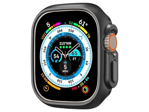 Spigen Thin Fit, Ask, Smartwatch, Svart, Apple, Apple Watch Ultra, Polykarbonat