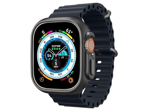 Spigen Thin Fit, Ask, Smartwatch, Svart, Apple, Apple Watch Ultra, Polykarbonat