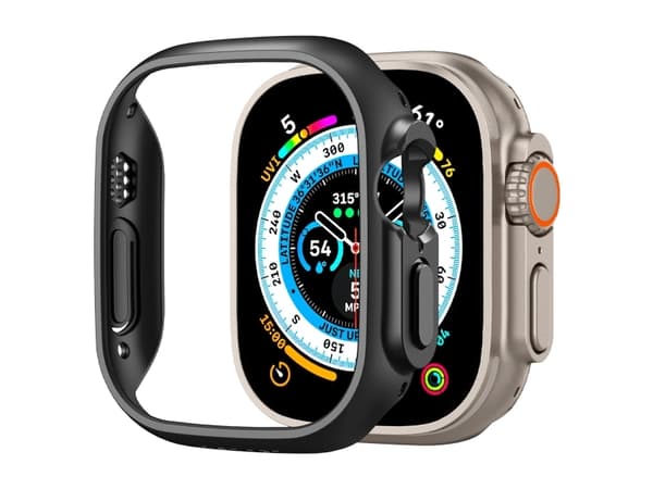 Spigen Thin Fit, Ask, Smartwatch, Svart, Apple, Apple Watch Ultra, Polykarbonat