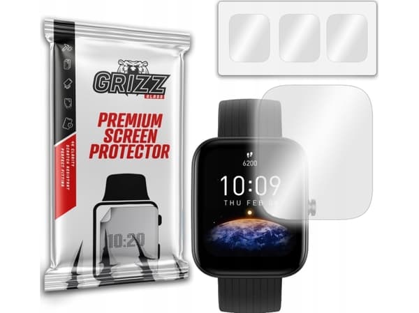 GrizzGlass Folia hydrożelowa Grizz Amazfit Bip 3 Pro