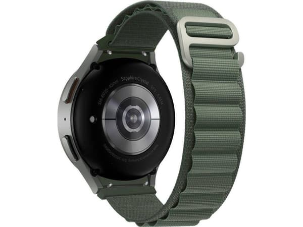 Tech Protect Smart Watch Samsung Galaxy Watch 4/5/5 Pro nylonrem, grønn, 40/42/44/45/46m