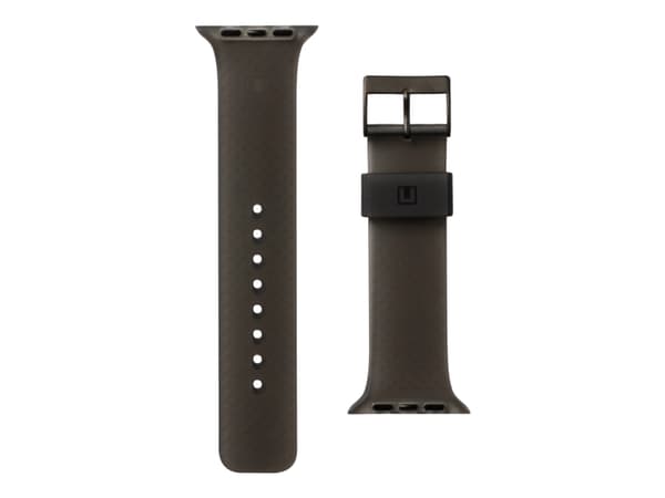 [U] by UAG Lucent, Klokkereim, Apple, Apple Watch Series Ultra, SE 2, 8, 7, 6, 5, 4, 3, 2, 1 & SE, Termoplastisk polyuretan (TPU), Rustfritt stål, 26