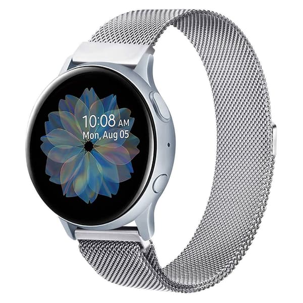 Milanese Armband Samsung Galaxy Watch 5 40/44/Pro 45 mm Silver
