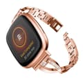 Miniatyrbild 4 av 4: Rhinestone Kristallarmband Fitbit Versa 4/Sense 2 Roséguld