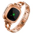 Miniatyrbild 2 av 4: Rhinestone Kristallarmband Fitbit Versa 4/Sense 2 Roséguld