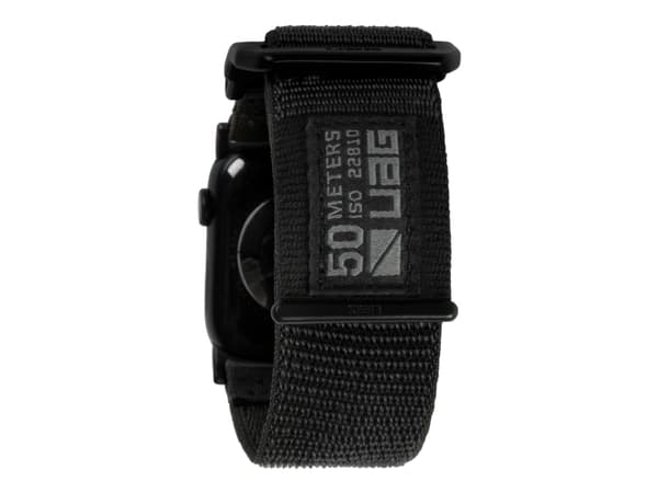 UAG Active - Nailonhihna Apple Watchille 49mm/45mm/44mm/42mm (Apple Watch sarjat: 1-3 r.42, 4-8, SE, Ultra r.45) (grafiitti) (grafiitti)