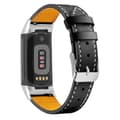 Miniatyrbild 1 av 2: Läderarmband Fitbit Charge 5 Svart
