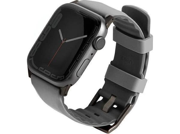 Uniq Smart Watch Apple Watch 4/5/6/7/8/SE/ULTRA magnetisk/dobbeltsidig stropp, grå, 42/44/45 mm