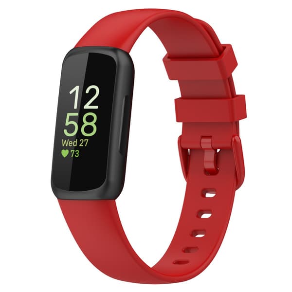 Silikonarmband Fitbit Inspire 3 Röd