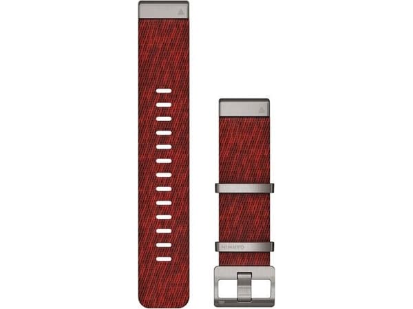 Garmin QuickFit, Yhtye, Urheilukello, Punainen, Garmin, Nailon, 22 mm