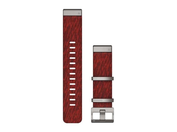 Garmin QuickFit, Yhtye, Urheilukello, Punainen, Garmin, Nailon, 22 mm