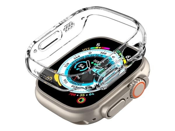 Spigen ACS05917, Ask, Smartwatch, Transparent, Apple, Apple Watch Ultra (49mm), Polykarbonat