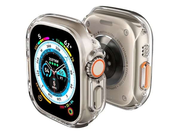 Spigen ACS05917, Ask, Smartwatch, Transparent, Apple, Apple Watch Ultra (49mm), Polykarbonat
