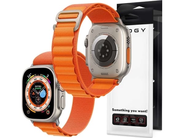 Alogy Alogy Band for Apple Watch 4/5/6/7/8/SE (38/40/41mm) Sport Watch Band Sport Strap Orange Universal