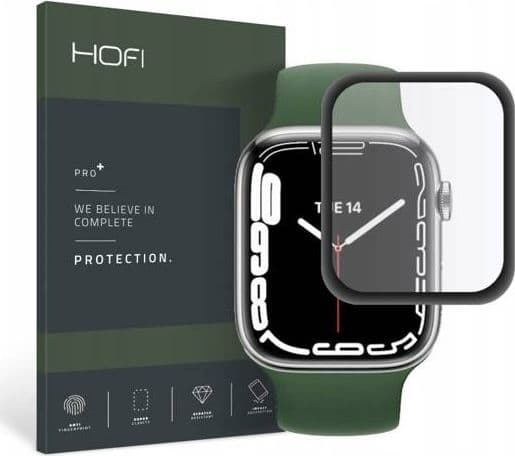 Hofi Glass Hofi Hybrid Pro + Apple Watch 7 45mm Black hybrid glass