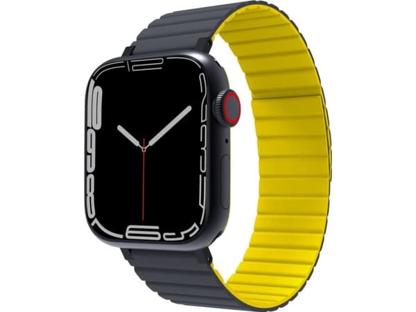 Jcpal Pasek JCPal FlexForm do Apple Watch Band Gray/Yellow (38/40/41mm)