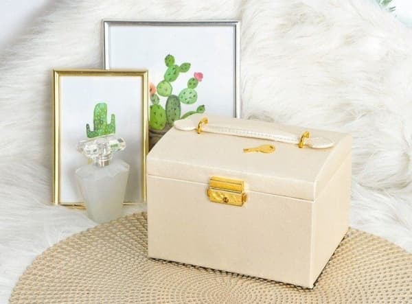 Iso Trade smykkeskrin/etui - universal beige (365783-uniw) - 365783-uniw
