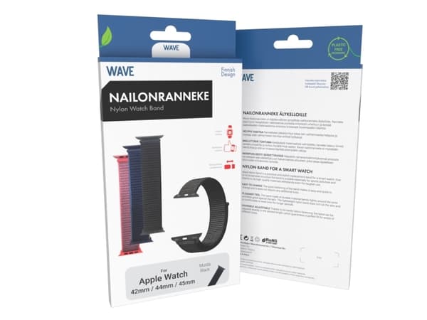 Wave -NB-AW-4244-BK, Watch strap, Apple, 1 pc(s)