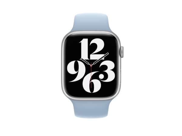 Apple - Band för smart klocka - 45 mm - 140 - 210 mm - himmelsblå