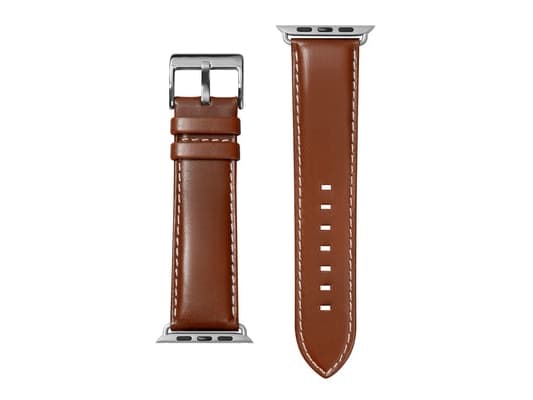 LAUT Oxford, Rem, Smartwatch, Brun, Apple, Apple Watch Series 1-8 & SE & ULTRA, Läder, Metall
