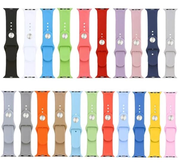 Apple Watch 38/40/41mm - NORTH EDGE Stilrena Silikonarmband