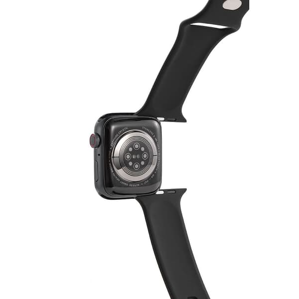 Gear Klokkearmbånd Silikon SVART Apple Watch 38/40/41mm
