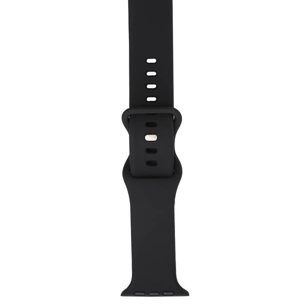Gear Klokkearmbånd Silikon SVART Apple Watch 38/40/41mm