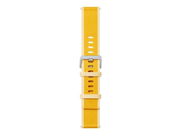 Xiaomi BHR6212GL, Kellon hihna, Xiaomi, Xiaomi Watch S1, Nailon, Keltainen, 261,5 mm