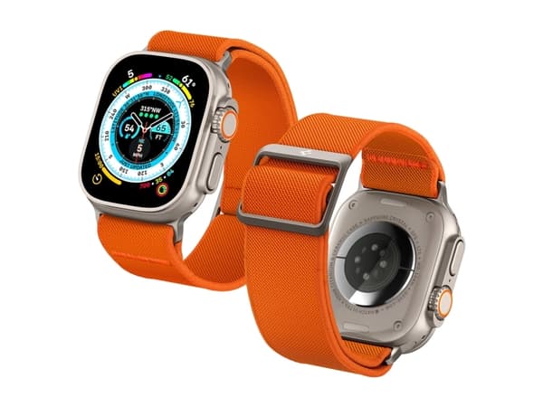 Spigen AMP05986, Klokkereim, Apple, Apple Watch Ultra (49mm) Apple Watch Series 8 / 7 (45mm) Apple Watch Series SE / 6 / 5 / 4 (44mm)..., Stoff, Nylo