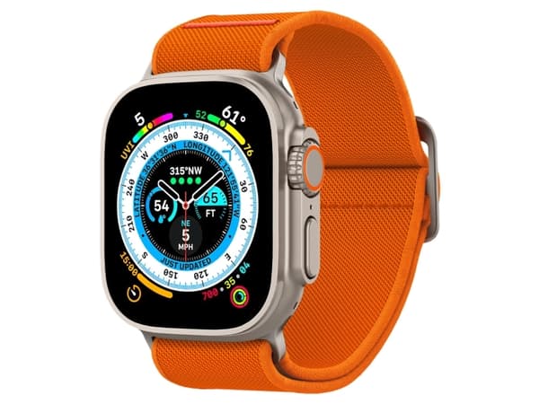 Spigen AMP05986, Klokkereim, Apple, Apple Watch Ultra (49mm) Apple Watch Series 8 / 7 (45mm) Apple Watch Series SE / 6 / 5 / 4 (44mm)..., Stoff, Nylo
