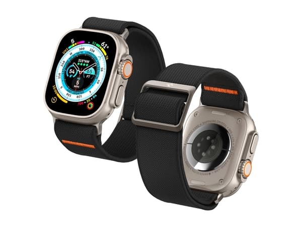 Spigen AMP05983, Klokkereim, Apple, Apple Watch Ultra (49mm) Apple Watch Series 8 / 7 (45mm) Apple Watch Series SE / 6 / 5 / 4 (44mm)..., Stoff, Nylo