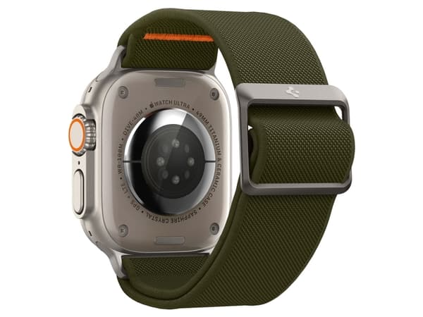 Spigen AMP05985, Klokkereim, Apple, Apple Watch Ultra (49mm) Apple Watch Series 8 / 7 (45mm) Apple Watch Series SE / 6 / 5 / 4 (44mm)..., Stoff, Nylo