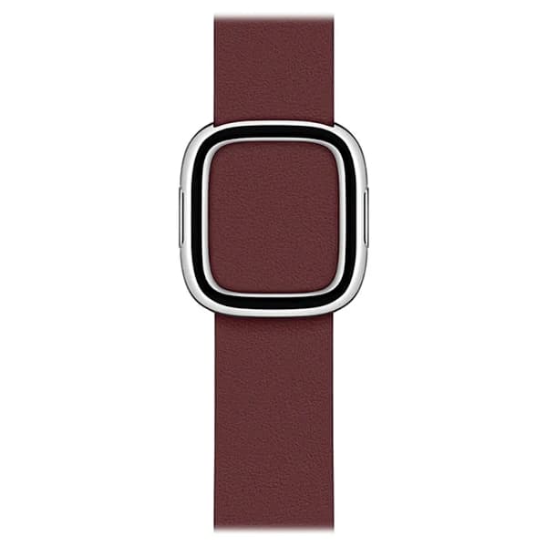 Apple Watch 40mm Original Armband Modern Buckle M - Granatröd
